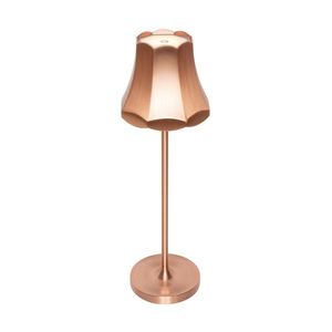 Retro stolní lampa měděná dobíjecí IP44 - Granny obraz