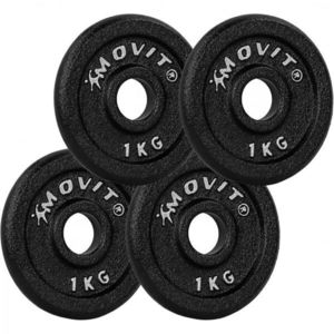 MOVIT sada 4 kusů závaží - 1, 0 kg, litina obraz