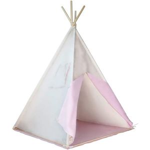 Infantastic 74164 Dětský stan teepee, růžovo/béžový, bez příslušenství obraz