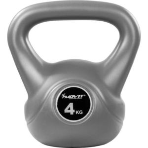 63181 Movit Kettlebell činka, 4 kg, šedá/černá obraz