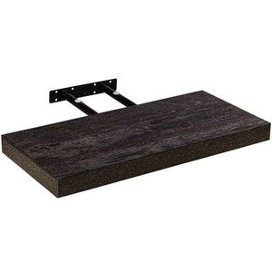 75587 Stilista Volato nástěnná police, 70 cm, tmavé dřevo obraz
