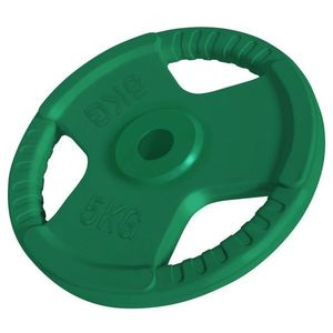 Gorilla Sports Litinový činkový kotouč, pogumovaný, 5 kg obraz