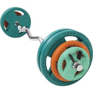 Gorilla Sports Set nakládací tyče a závaží, pružinové, 35 kg obraz