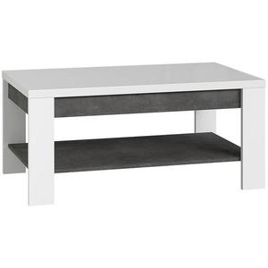 Konferenční Stolek Brugia 100 cm Šedá/Bílá obraz