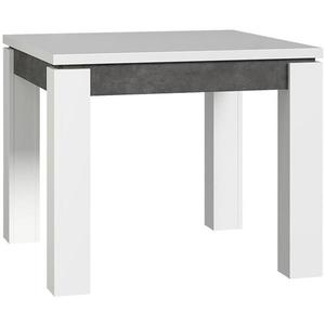 Stůl Brugia 90x90+110 Šedá/Bílá obraz