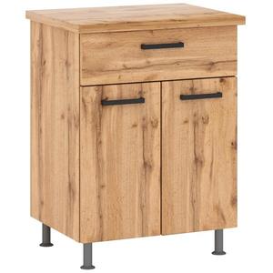 Kuchyňská skříňka Sofia 60 cm, dub wotan, D60 2D 1S obraz