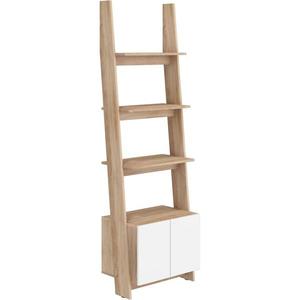Regál Rack 60cm 1D Dub Sonoma/Bílá obraz