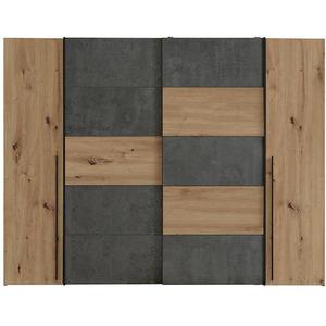 Skříň Narago 2 270cm Dub Artisan/Beton obraz
