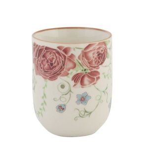 Kalíšek na čaj pivoňky - pr 6*8 cm / 0, 1L 6CEMU0020 obraz