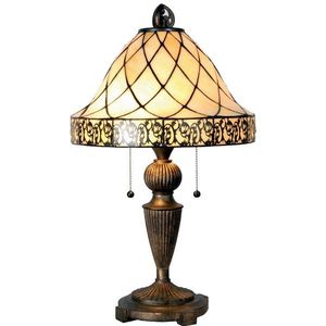 Stolní lampa Tiffany Filigree - Ø 36*62 cm 5LL-5408 obraz