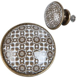 Vintage úchytka s ornamenty - Ø 2 cm 63423 obraz