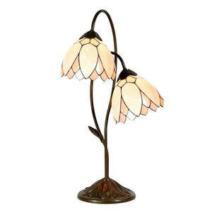 Stolní Tiffany lampa Flowers - Ø 33*61 cm 5LL-5602 obraz