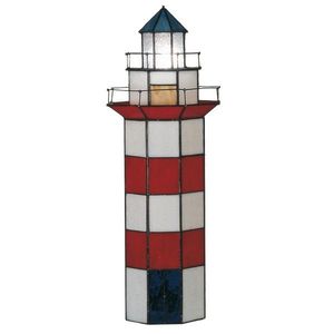 Lampa Tiffany Maják - 21*56 cm 2x E14 / max 25w 5LL-1166 obraz