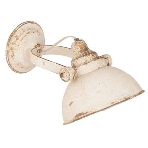 Nástěnná bílá retro lampa - 21*30*19 cm E14/25W 6LMP481W obraz