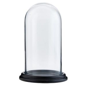 Černý dřevěný podnos s poklopem - Ø 13*21 cm 6GL1814 obraz