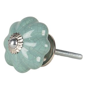 Keramická úchytka ve tvaru květiny – Ø 4*4 cm 64505 obraz