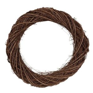 Přírodní hnědý proutěný věnec Woodly XXL - Ø 50*8 cm 6RO0602XXL obraz