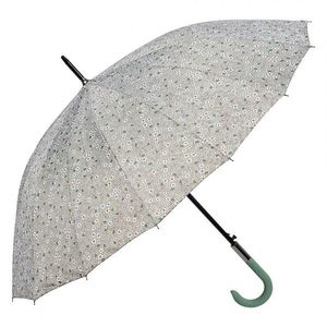 Zelený kytičkovaný deštník pro dospělé - Ø 102*90 cm JZUM0075GR obraz