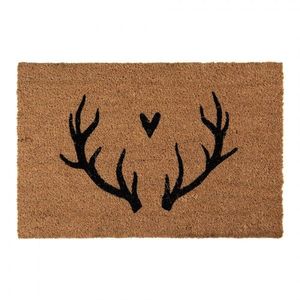 Kokosová rohožka paroží se srdíčkem Love Deer - 60*40*2 cm NWVMC obraz