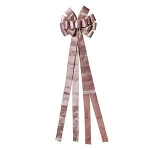 Růžová dekorační mašle Bow - 33*135 cm 65975F obraz