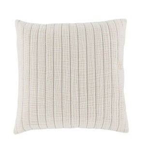 Krémový mušelínový povlak na polštář s pruhy Aix - 45*45 cm 16098519 obraz