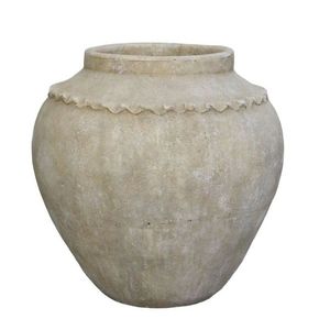 Béžová antik dekorační terakotová váza Lourdes - Ø 56*53 cm 65098300 obraz