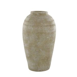 Béžová antik dekorační terakotová váza Lourdes - Ø 26*43 cm 65098100 obraz