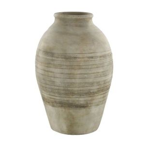 Béžová antik dekorační terakotová váza Lourdes - Ø 25*37 cm 65097900 obraz