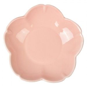 Růžová keramická miska ve tvaru květu - Ø 14*3 cm 6CEBO0210 obraz