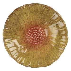 Dekorační keramický talířek ve tvaru květu Retro Uniq - Ø 14*3 cm 6CE2161 obraz