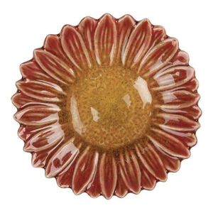 Dekorační keramický talířek ve tvaru květu Retro Uniq - Ø 14*3 cm 6CE2158 obraz