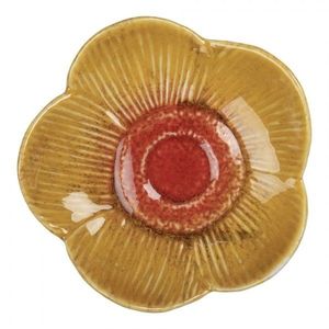 Dekorační keramický talířek ve tvaru květu Retro Uniq - Ø 14*3 cm 6CE2156 obraz