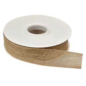 Dekorační hnědá jutová stuha - Ø 12*3 cm / 15 m 66210 obraz