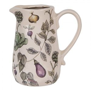 Keramický dekorační džbán The Kitchen Garden M - 16*12*18 cm 6CETKG0002M obraz