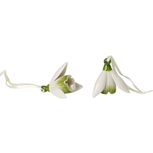 Villeroy & Boch Mini Flower Bells sada 2 ks porcelánových zvonečků, sněženky 14-5487-5423 obraz