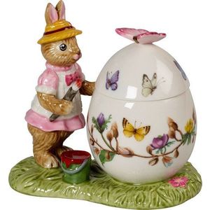 Villeroy & Boch Bunny Tales porcelánová dóza ve tvaru kraslice se zaječicí Annou 14-8662-6487 obraz