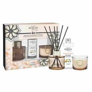 Maison Berger Paris Dárková sada Duo Mini Eternity: aroma difuzér s náplní 80 ml + svíčka 80 g, Lady Flower 7836 obraz