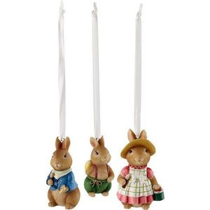 Villeroy & Boch Spring Fantasy velikonoční závěsná dekorace, zajíčci Max, Paul a Anna 35-9389-0002 obraz