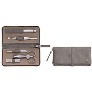 Zwilling Beauty Twinox manikúra Taupe, hnědošedá kůže, 5 ks 97445-005 97445-005 obraz