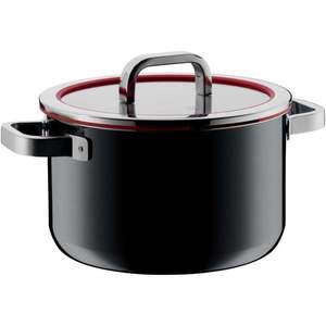 WMF Hrnec na polévku s poklicí Fusiontec Functional, Ø 24 cm, černý 517345290 obraz