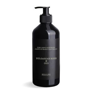 Cereria Mollá Parfemované tekuté mýdlo Bulgarian Rose & Oud, 500 ml, černá HW44 obraz
