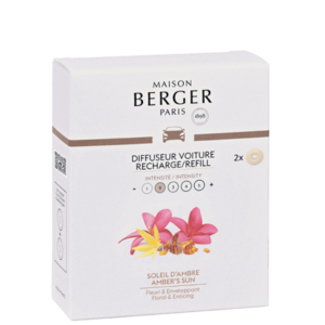 Maison Berger Paris Keramická náplň vůně do auta Ambrové slunce, 2 ks 6950 obraz