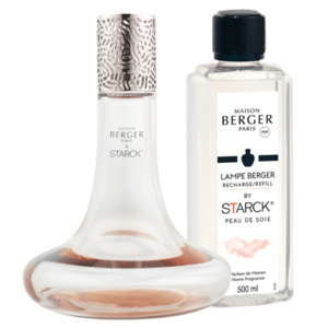 Maison Berger Paris Dárková sada: katalytická lampa Starck, růžová + Peau de Soie, 500 ml 4741 obraz