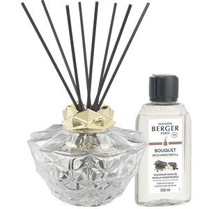 Maison Berger Paris Aroma difuzér Kali, transparentní + Velkolepá vanilka, 200 ml 7709 obraz