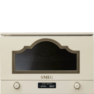 Smeg Mikrovlnná Trouba S Grilem, Mp722Po, Ř.Cortina, 45cm, Krémová (Run) MP722PO obraz