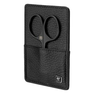 Zwilling Beauty Pánská manikúra Premium Black s nůžkami, černá kůže, 3 ks 97000-004-0 obraz