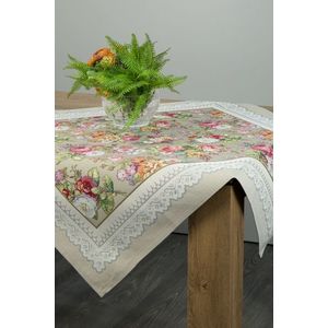ArtFir Ubrus OLI 1175 | květiny 100 x 100 cm obraz