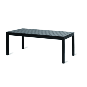 Elvisia Rozkládací hliníkový zahradní stůl VIVERE | antracit 100 x 200-275 cm obraz
