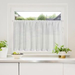ArtFir Krátká záclona GUSTO P | bílá 150 x 60 cm obraz