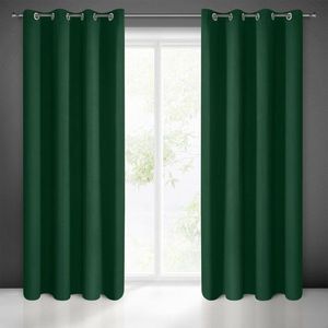 ArtFir Zatemňovací závěs BLACKOUT K | tmavě zelená 135 x 250 cm obraz